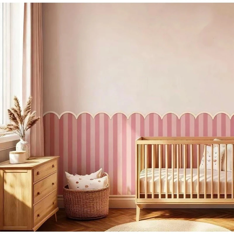 Baby Nursery Stickers - 12/24 stuks onafgewerkte decoratieve houten sierlijsten