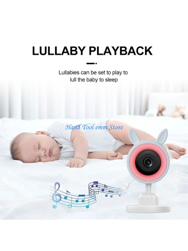 Baby Nursery Hours - H37F Betrouwbare babyfoon Babyhorlogecamera met 2.4G-transmissie