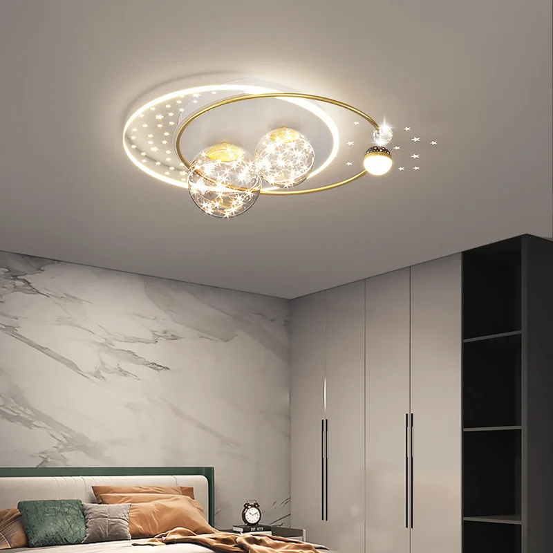 Baby Nursery Light Fixture - Nordic Starlit Sky kinderplafondlamp dimbaar voor