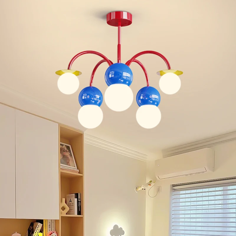 Baby Nursery Light Fixture - Bubble Ball-kroonluchter – kleurrijke LED-plafondlamp voor