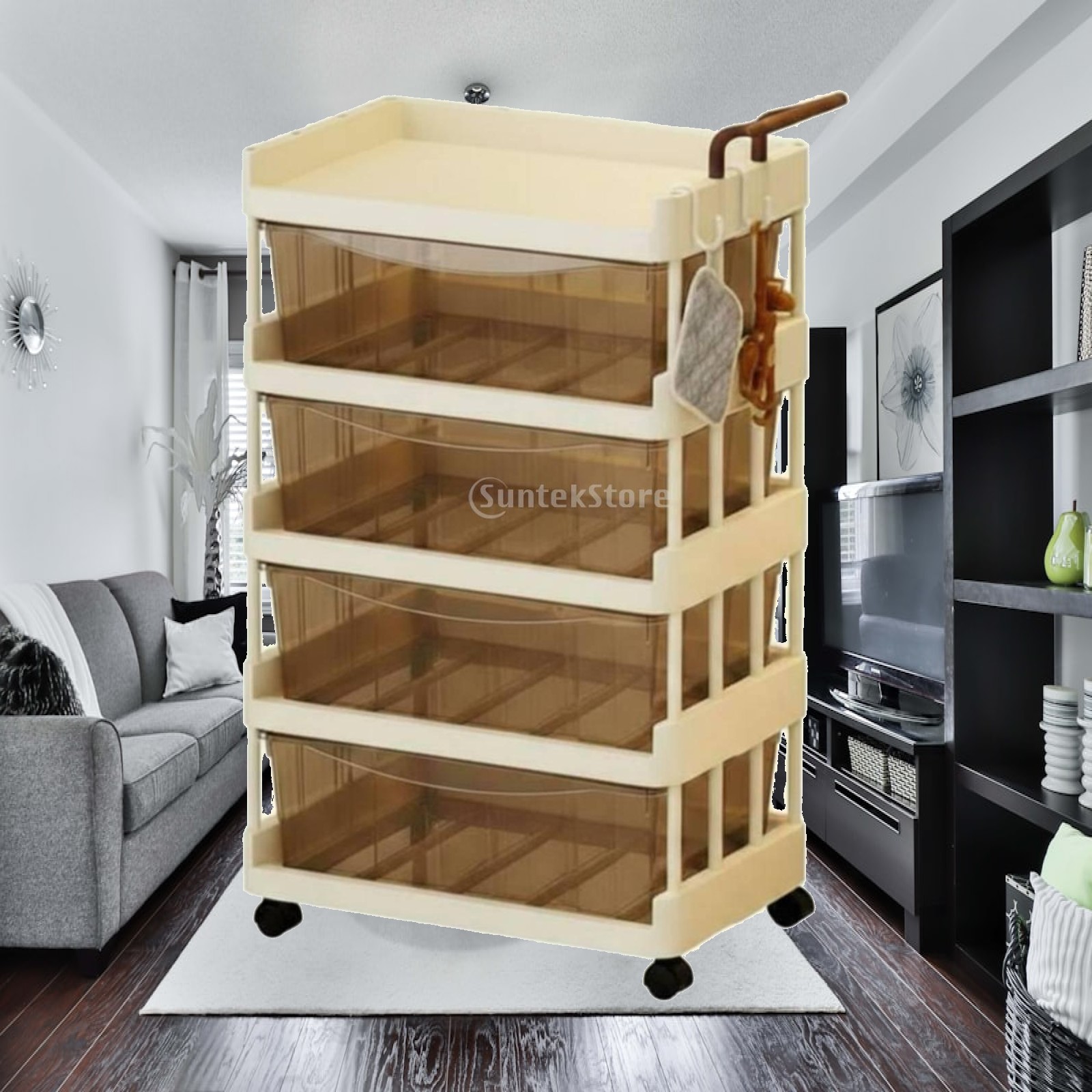 Opbergwagen voor babybenodigdh - Baby Nursery Essentials recensie en prijs