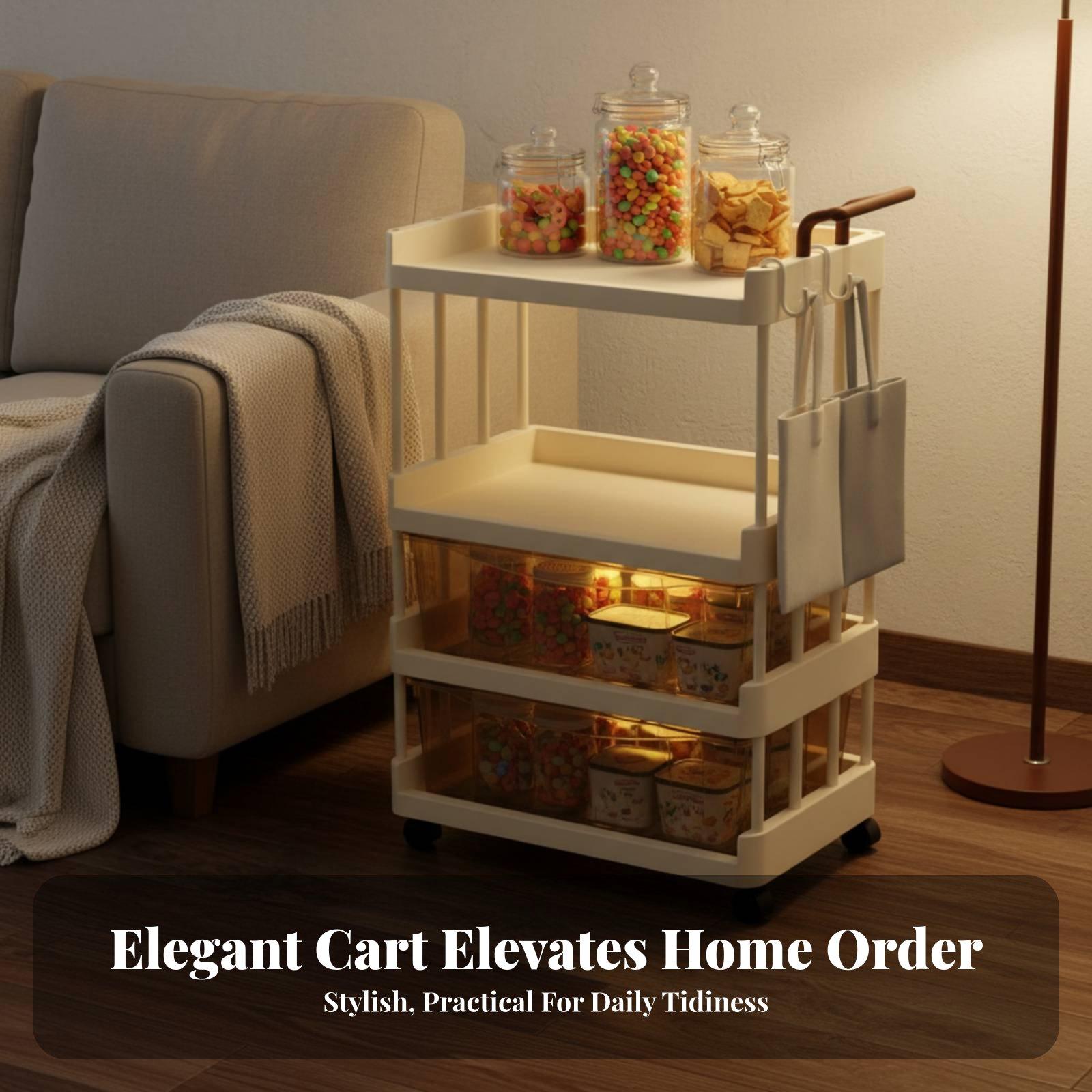 Opbergwagen voor babybenodigdh - Baby Nursery Essentials recensie en prijs