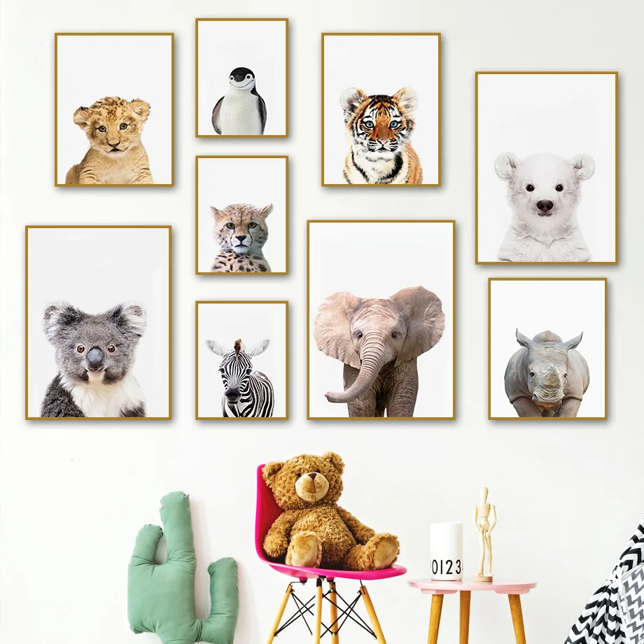 Groot formaat, 1 stuk, lijsten - Baby Zoo Nursery recensie en prijs