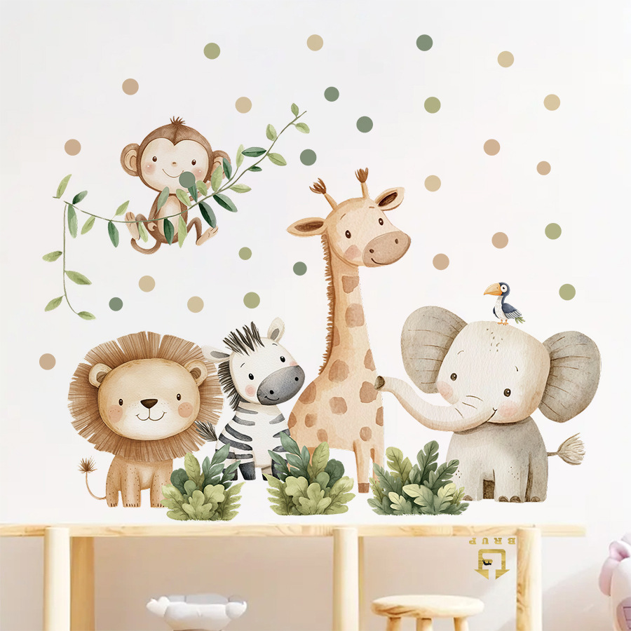 Boho bosdieren muurstickers vo - Baby Nursery Decor Ideas recensie en prijs