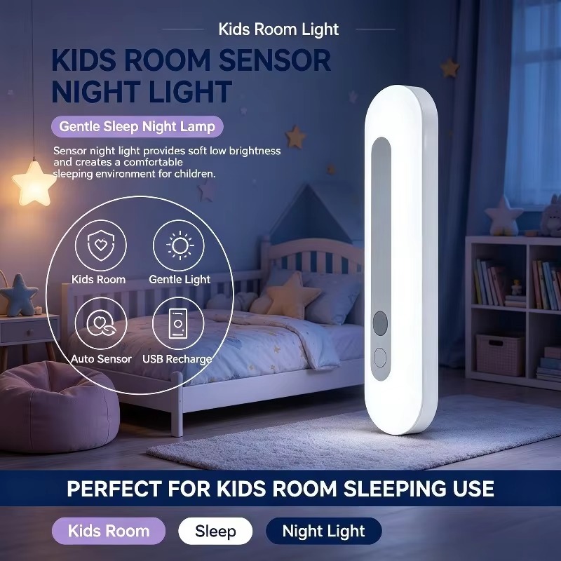 Intelligente sensor nachtlamp, - Baby Nursery Shelves recensie en prijs
