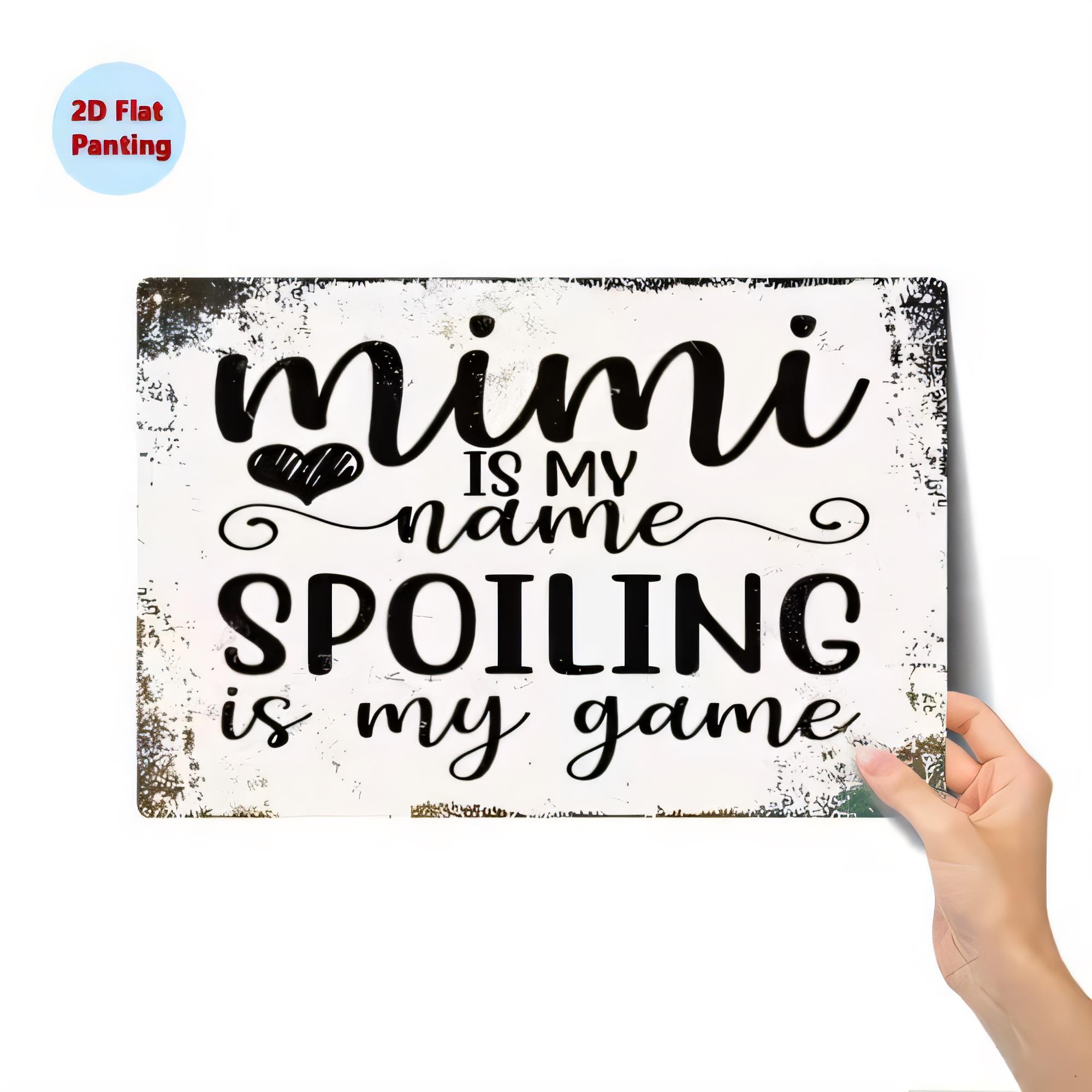 Tin Sign MIMI IS NAME Spoiling - Baby Nursery Vintage Decor recensie en prijs
