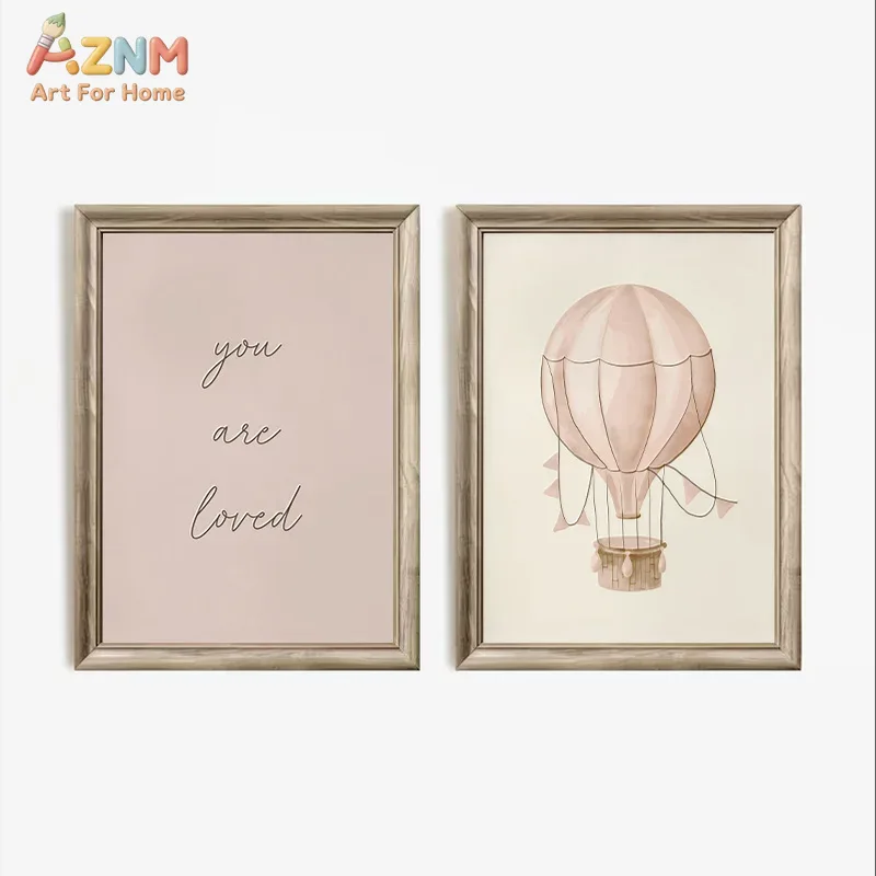 AZNM Boho Bunny Hot Air Balloo - Baby Nursery Vintage Decor recensie en prijs