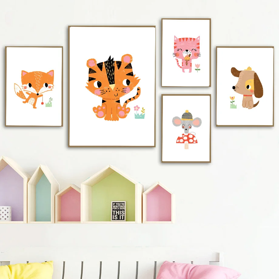 1 stuk canvas schilderij zonde - Baby Zoo Nursery recensie en prijs