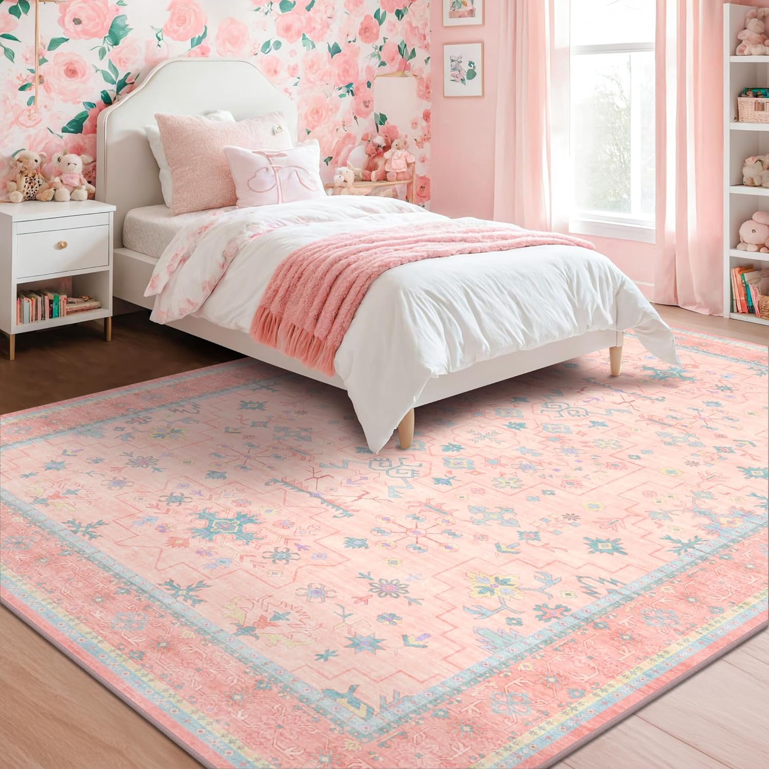 Roze tapijten voor slaapkamer  - Baby Nursery Vintage Decor recensie en prijs