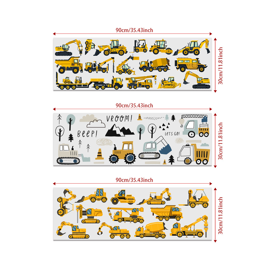 Cartoon graafmachine techniek  - Baby Nursery Stickers recensie en prijs