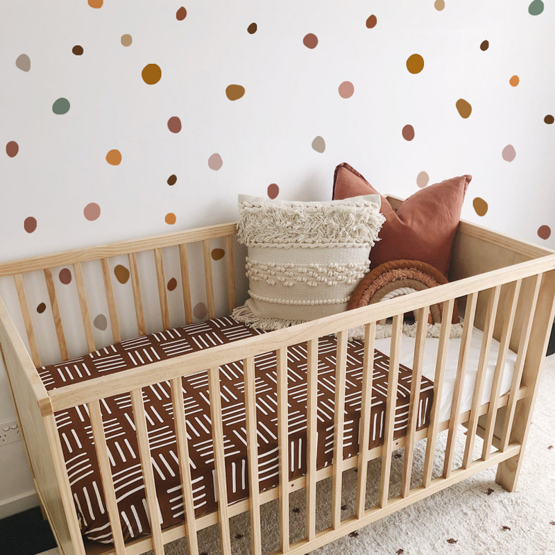 Boho Kinderkamer Polka Dot Cre - Baby Nursery Vintage Decor recensie en prijs