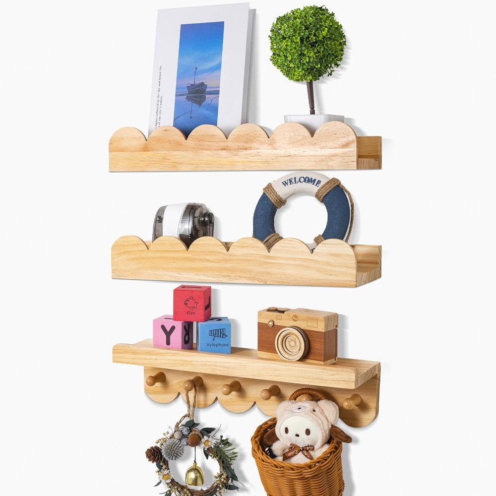 Kwekerij Boekenplanken 3PCS Ho - Baby Nursery Floating Shelves recensie en prijs
