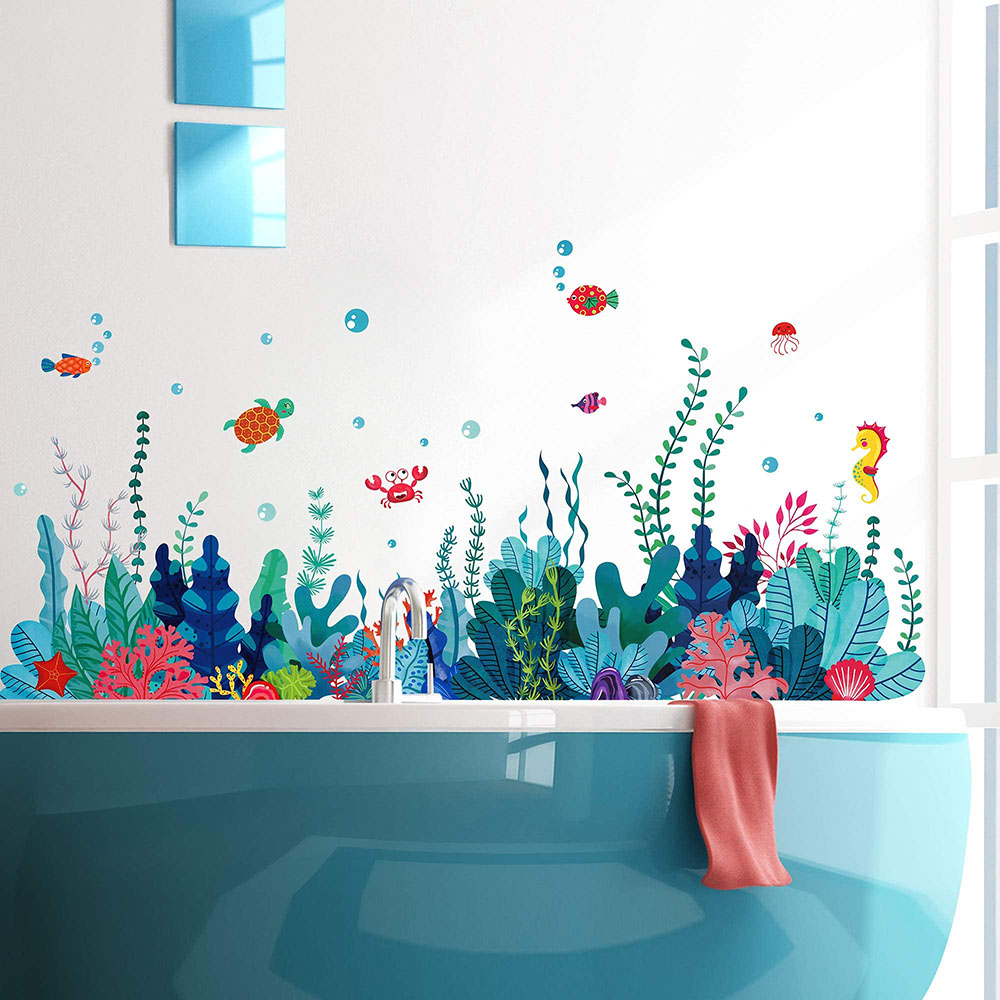 Grote onder de zeegras muursti - Baby Nursery Under The Sea recensie en prijs