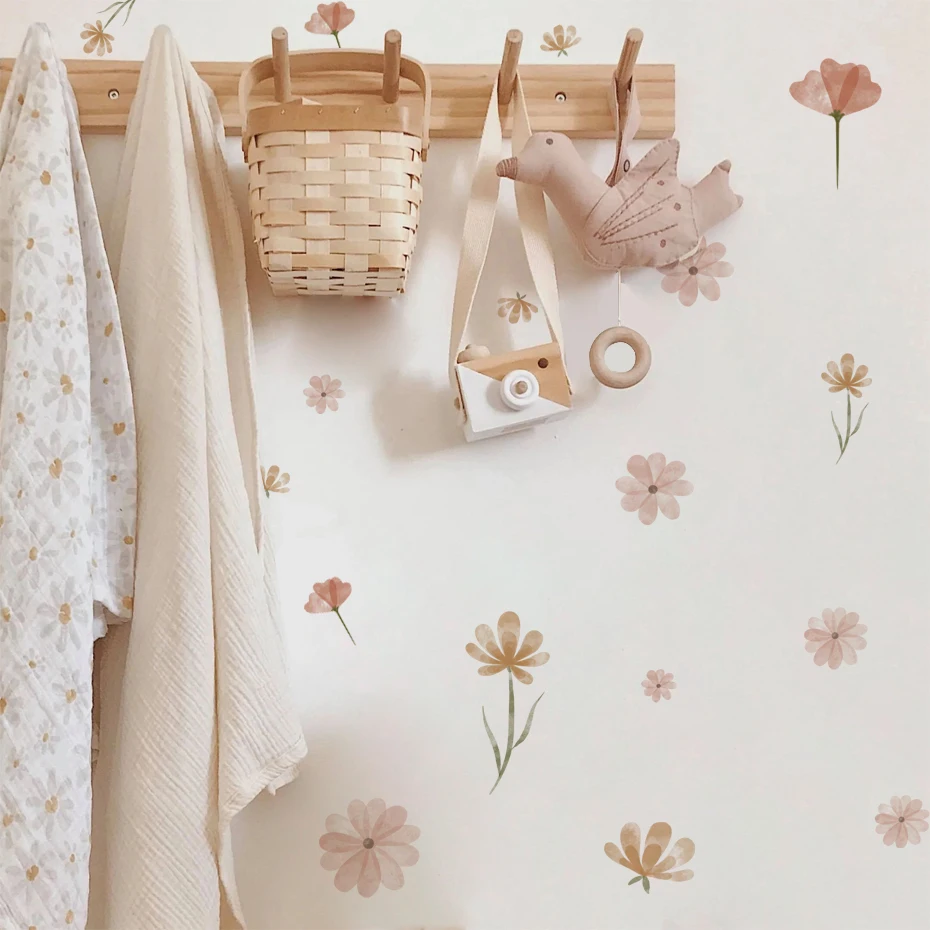 Boho bloemen muurstickers kind - Baby Nursery Stickers recensie en prijs
