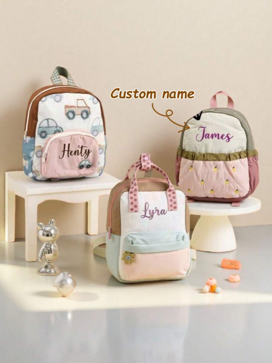 Aangepaste naam geborduurde sc - Baby Nursery Backpack recensie en prijs