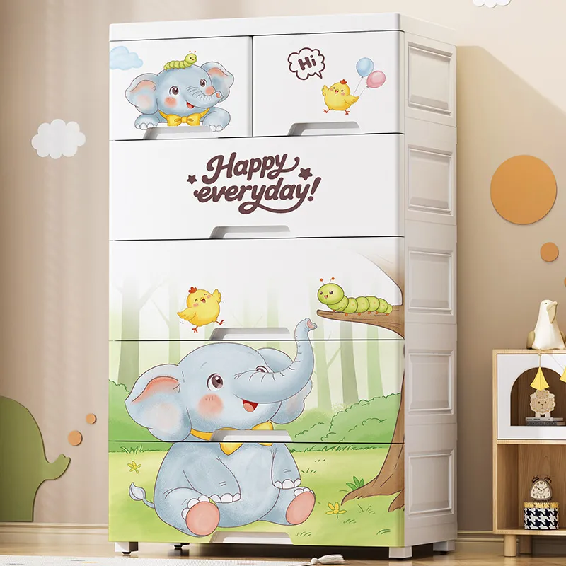 58 cm brede cartoon opbergkast - Baby Nursery Drawers recensie en prijs