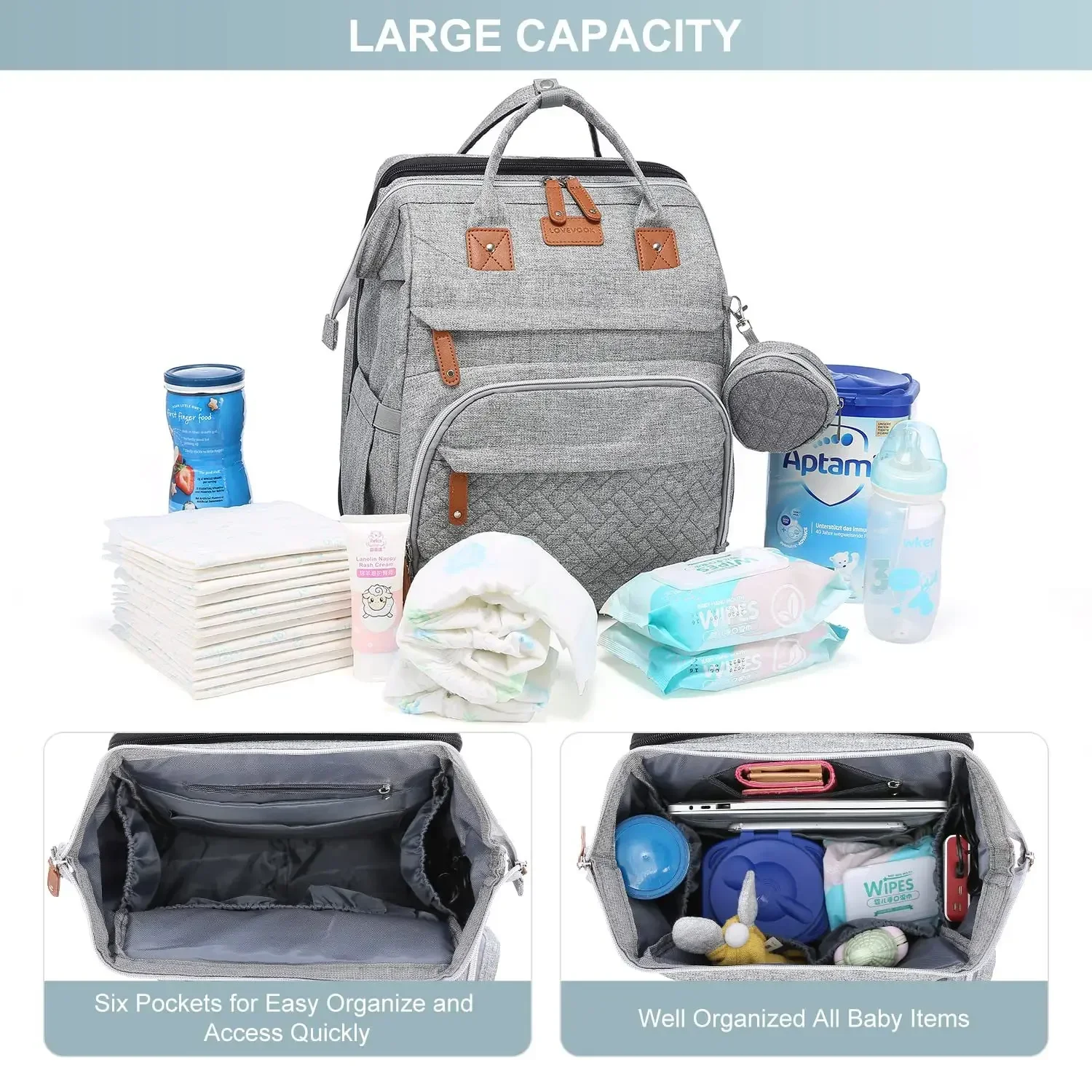Nieuwe Baby Luier Luiertassen  - Baby Nursery Backpack recensie en prijs