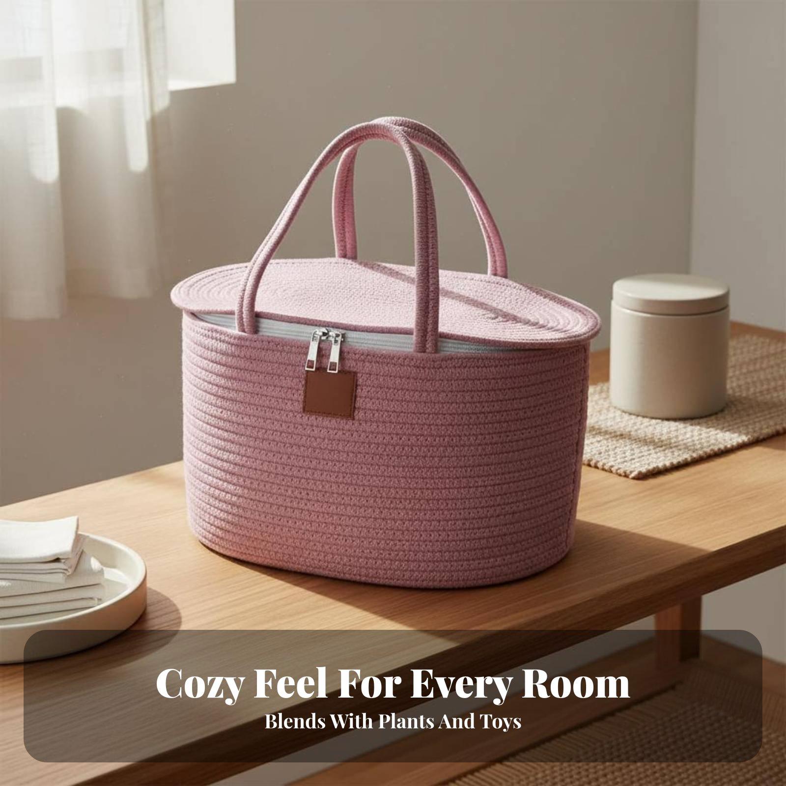 Opbergmand van katoenen touw v - Baby Nursery Essentials recensie en prijs