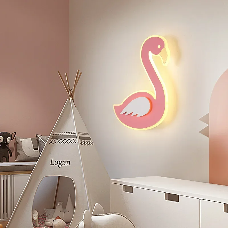 Flamingo LED-wandlamp, Scandin - Baby Nursery Light Fixture recensie en prijs
