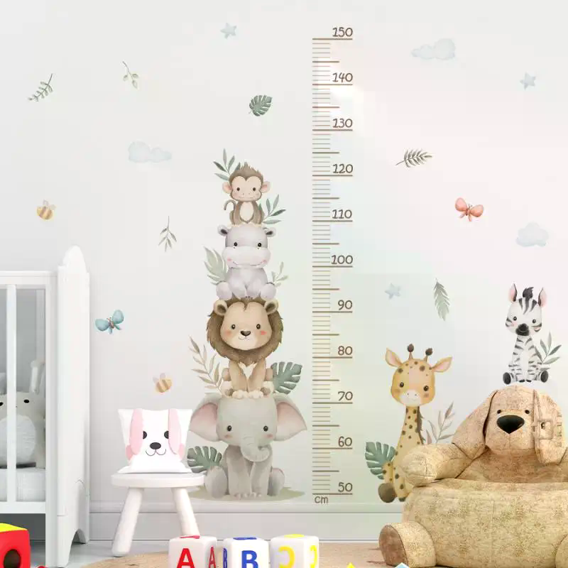 Groeimeter sticker voor kinder - Baby Nursery Jungle Wallpaper recensie en prijs