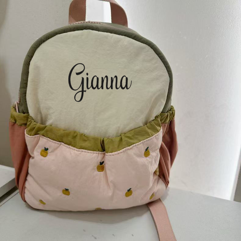 Aangepaste borduurnaam Baby li - Baby Nursery Backpack recensie en prijs