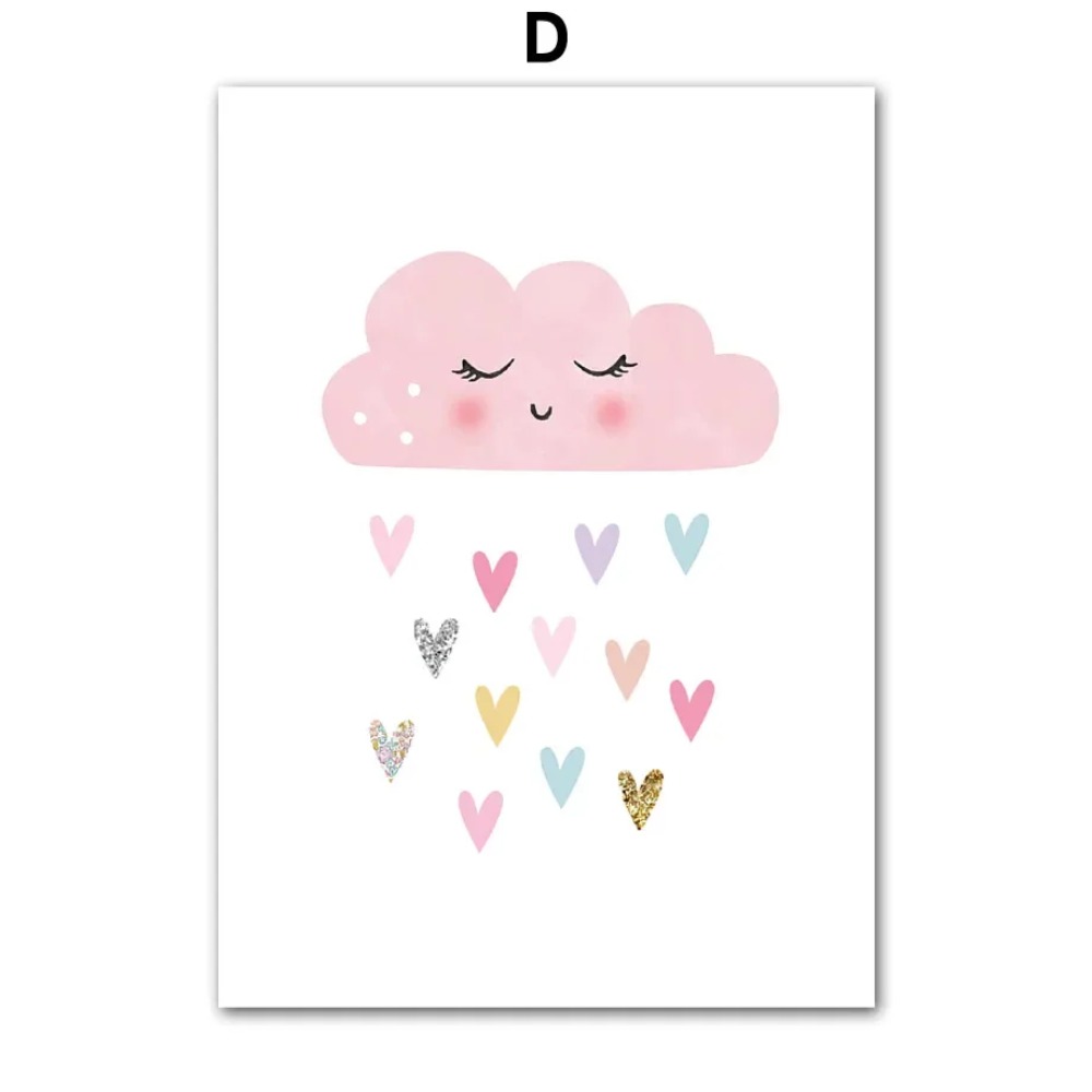 Roze Eenhoorn Konijn Regenboog - Baby Name Wall Art recensie en prijs
