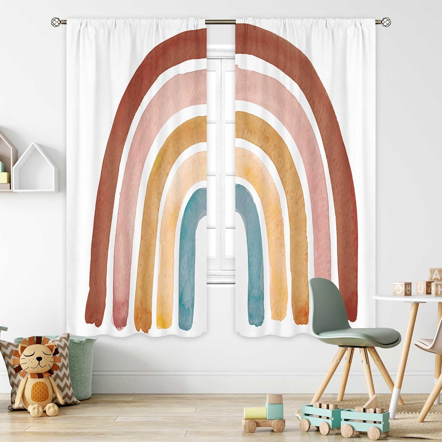 Kids Boho Regenboog Gordijnen  - Baby Nursery Vintage Decor recensie en prijs