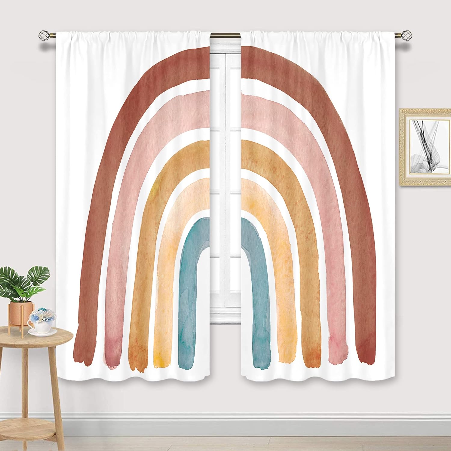 Kids Boho Regenboog Gordijnen  - Baby Nursery Vintage Decor recensie en prijs