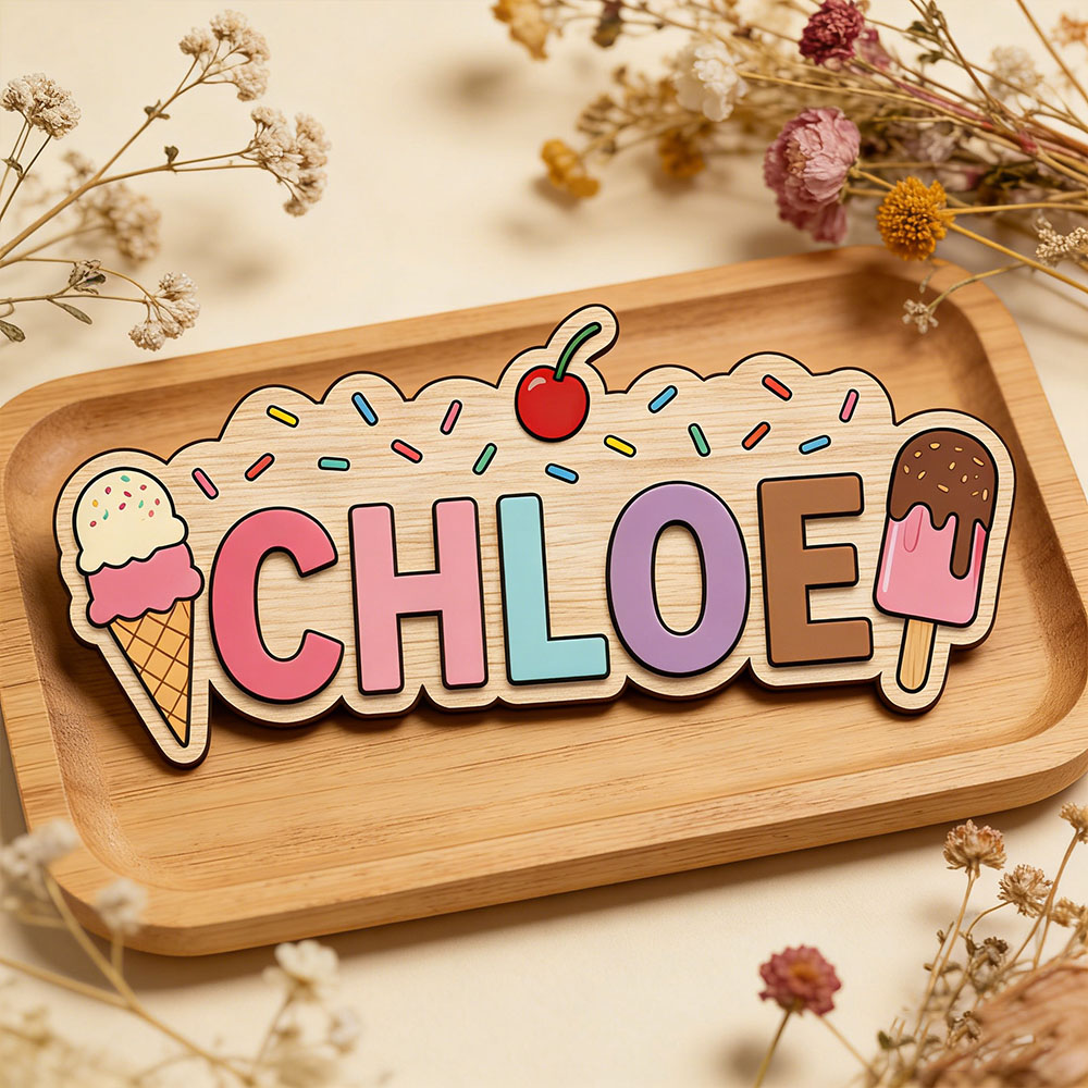 IJsje Popsicle Thema Aangepast - Baby Name Wall Art recensie en prijs