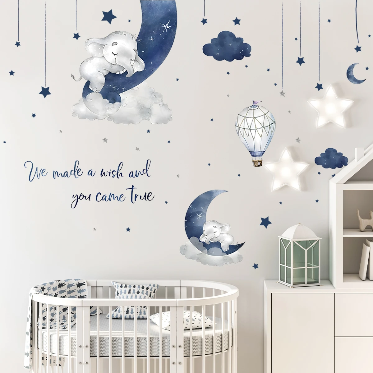 1Pc Cartoon Dier Olifant Muurs - Baby Nursery Decor Ideas recensie en prijs
