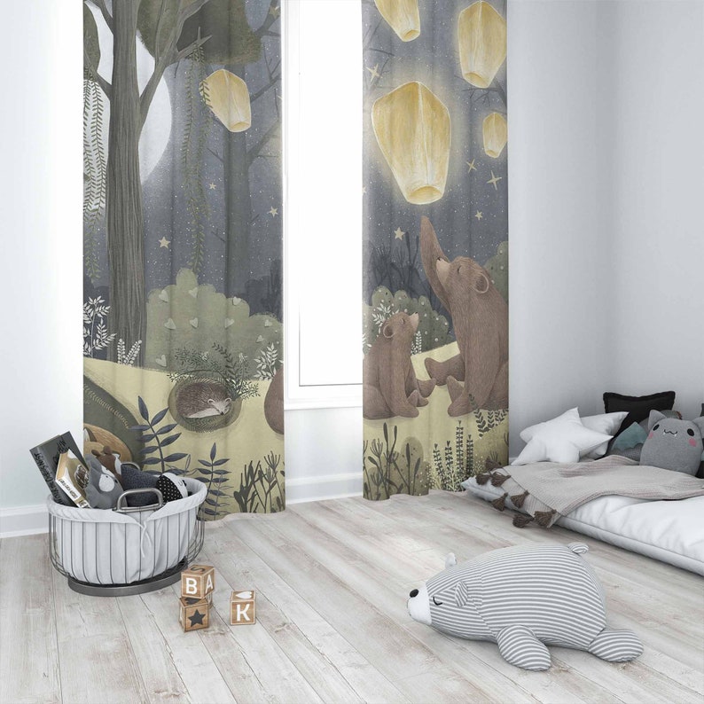Woodland Kinderkamer Gordijnen - Baby Nursery Blackout Curtains recensie en prijs