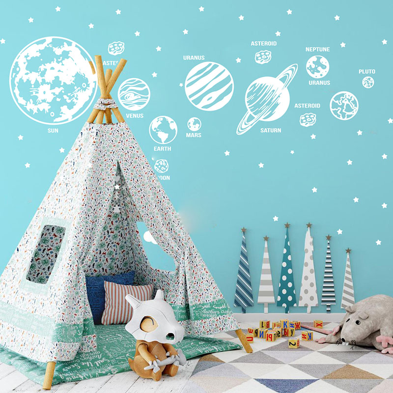 Grote Planeten Zonnestelsel Ru - Baby Nursery Stickers recensie en prijs