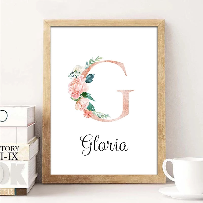 1 stuk frameloos canvas schild - Baby Name Wall Art recensie en prijs