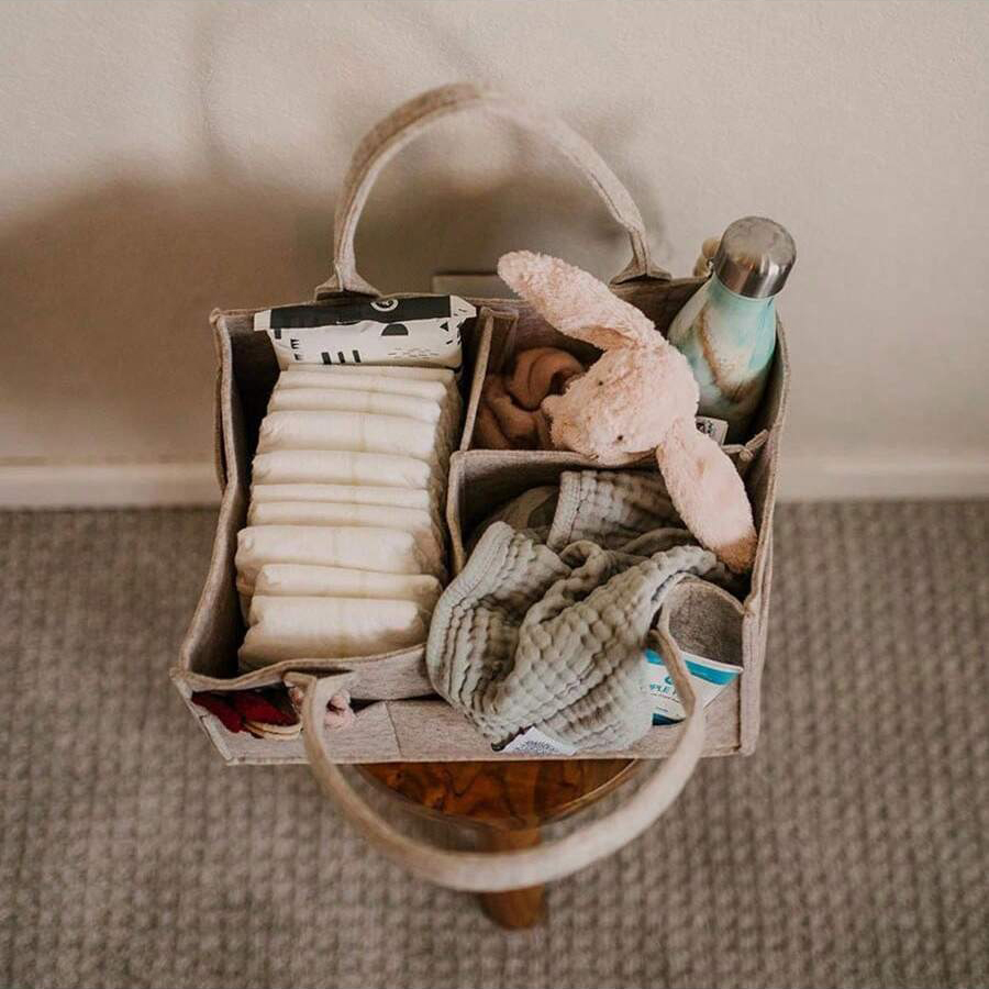 Baby luiertas, balvormige tas, - Baby Nursery Essentials recensie en prijs