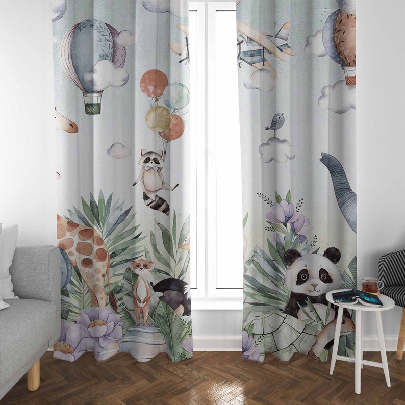 Safari Animal Party Kinderkame - Baby Nursery Blackout Curtains recensie en prijs