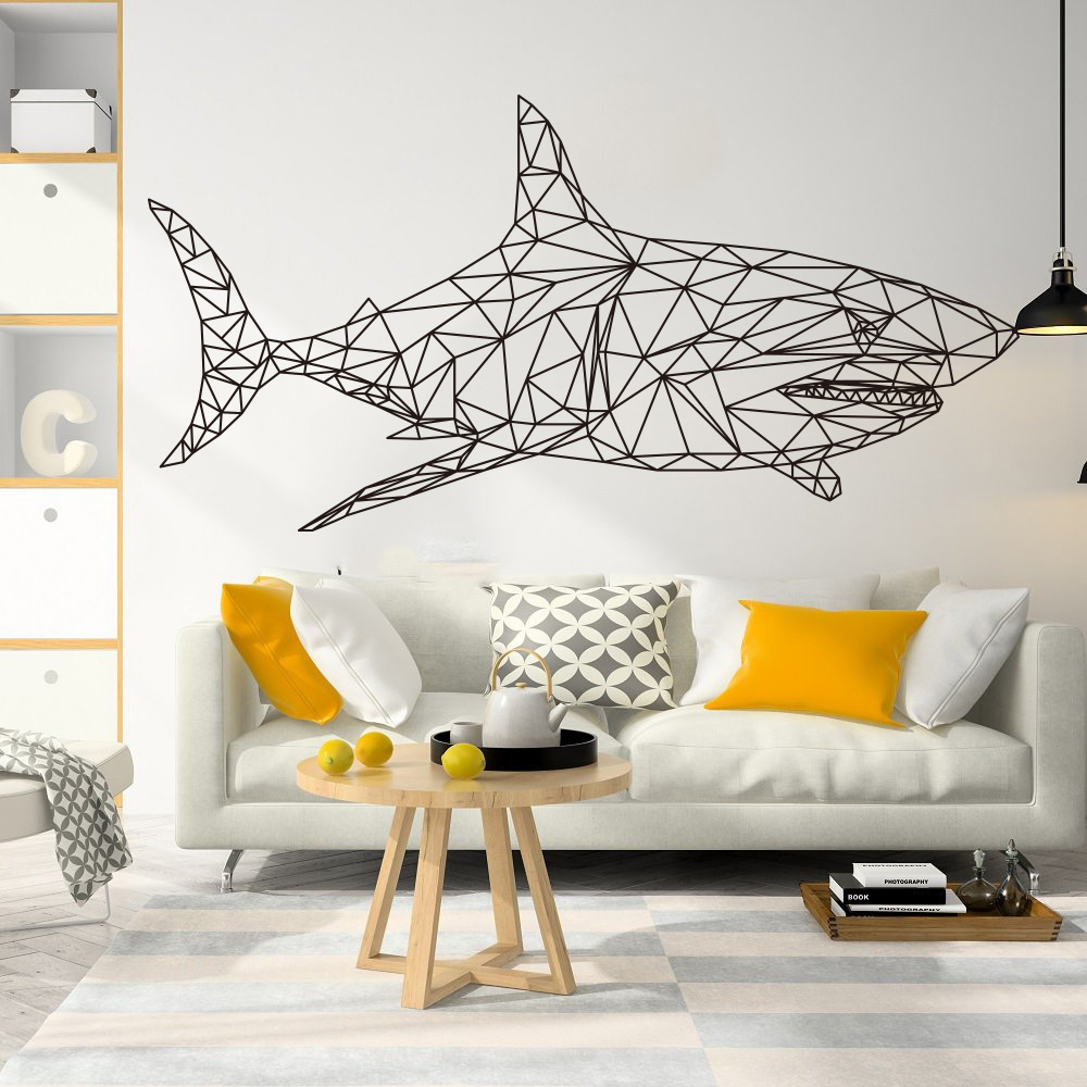 Geometrische haai walvis vis o - Baby Nursery Under The Sea recensie en prijs