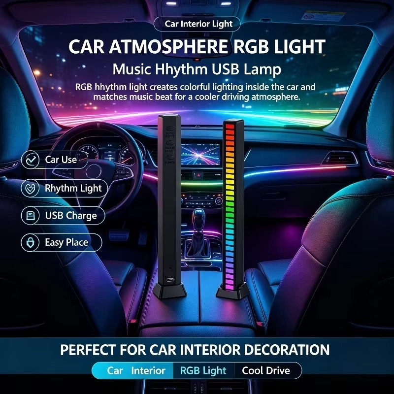 RGB Bureaulamp Muziek Sync Gam - Baby Nursery Music recensie en prijs