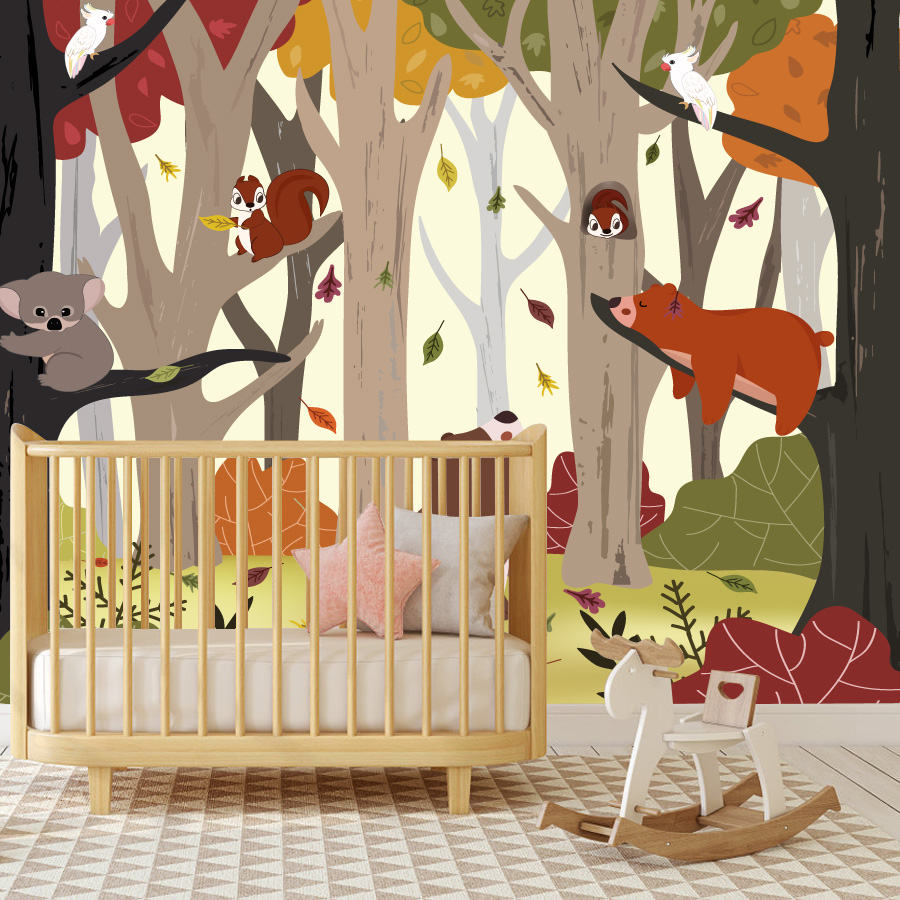 25+ op maat gemaakte peel-and- - Baby Nursery Jungle Wallpaper recensie en prijs